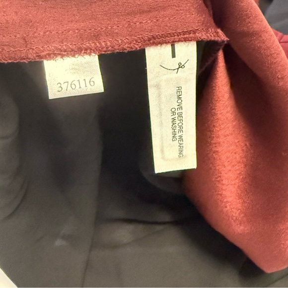 Ann Taylor Split Back Sleeveless Top Merlot Size XL Oversized NWT Office - Picture 7 of 11